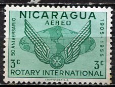 Nicaragua; 1955: Sc. # C355:  MHH Single Stamp