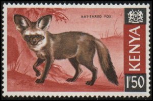 Kenya 31 - Mint-NH - 1.50sh Bat-eared Fox (1969) (cv $2.90)