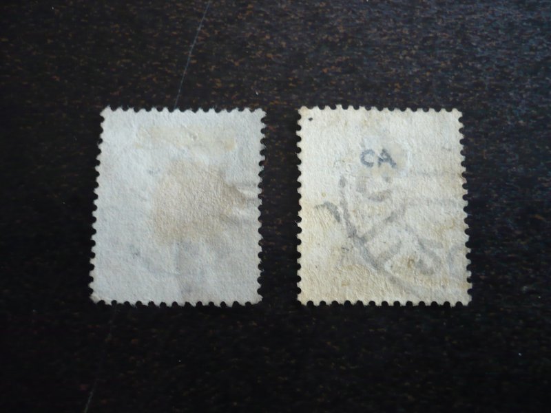 Stamps - Cape of Good Hope - Scott# 41,49 - Used Part Set of 2 Stamps