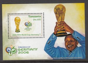 Tanzania 2417 Soccer Souvenir Sheet MNH VF