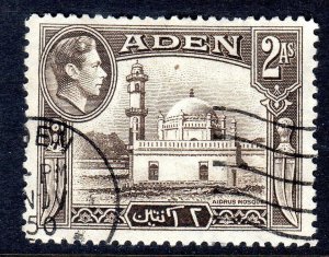 Aden -    1938-48 - sg 20 -  2 anna  -  USED