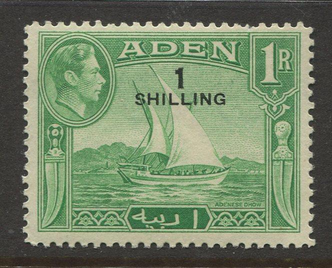 STAMP STATION PERTH Aden #43 KGVI Definitive Overprint Issue 1951 MLH CV$2.75.