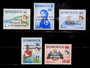 1968 British Colony Dominica National Day MH* Full Set A23P20F12353-