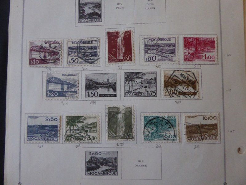 Mozambique 1913-1975 Stamp Collection on Scott International Pages