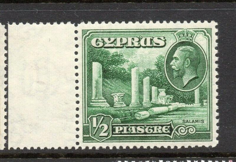 Cyprus 1934 Early Issue Fine Mint MNH unmounted 1/2p. 303662