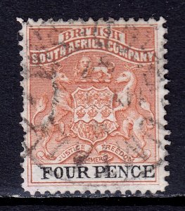 Rhodesia - Scott #5 - Used - A few pulled perfs - SCV $5.00