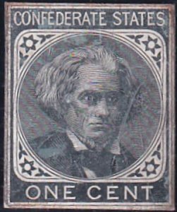 US Back Of Book - - Conferate States 6TC1 Var. Confederate States of America ...