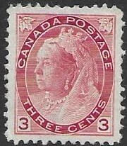 Canada 78   1898   3  cents   VF Unused