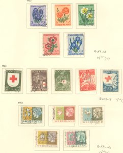 Netherlands #B249-B263 Used