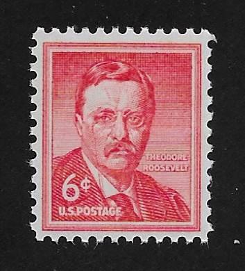 SC# 1039 - (6c) - Teddy Roosevelt, MNH single