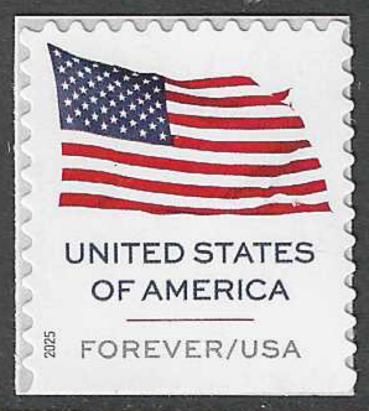 USA Sc. 6027(F) Flag 2025 MNH APU bklt. single