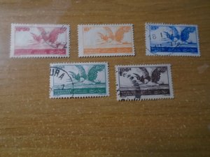 Lebanon  #  202 / C107-110  used  Birds