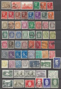 COLLECTION LOT # 40 SCANDINAVIA 132 STAMPS CLEARANCE