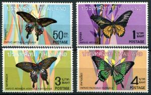 Thailand SC# 509-12 Beautiful Butterflys set MNH