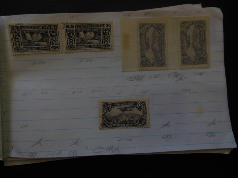 EDW1949SELL : LEBANON Misc group of Mint & Used on pages. Full of many Better.