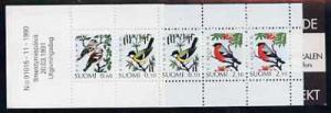 Booklet - Finland 1991 Birds (1st series) 5m booklet comp...