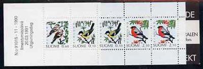 Booklet - Finland 1991 Birds (1st series) 5m booklet comp...