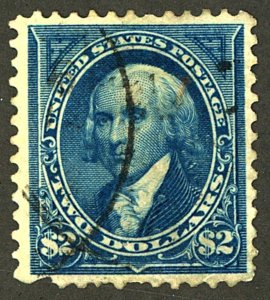U.S. #277 USED BRIGHT BLUE