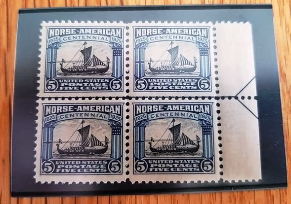 Arrow Blk/4 Scott # 621 MNH (HP19)