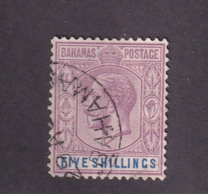 Bahamas Scott # 55 VF used with nice color ! scv $ 90 see pic !