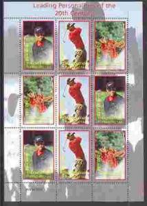 Turkmenistan 2000 Tiger Woods (Leading Personalities of t...