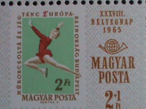 HUNGARY-1965 SC#B257b  STAMP DAY-STAMPS IN ORIGINAL COLORS MNH S/S VERY FINE