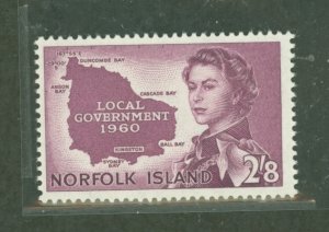 Norfolk Island #42 Mint (NH) Single