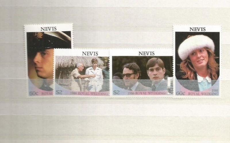 NEVIS SCOTT 498-9 MNH 