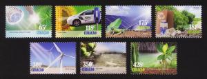 Curacao Sc# 113-9 MNH Go Green