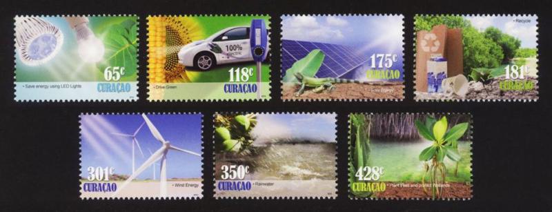 Curacao Sc# 113-9 MNH Go Green