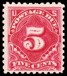 U.S. POSTAGE DUE J55  Mint (ID # 101299)