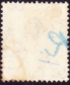 MALAYA JOHORE 1940 12c Ultramarine SG114 Used