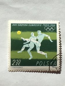 Poland–1964–Single “Sports” stamp–SC# 1262 - CTO