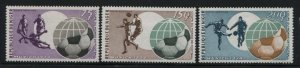 Niger 1974, World Cup Football Germany 3v, MNH