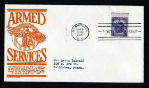 # 940 First Day Cover addressed with Anderson cachet - 5-9-1946 - # 2