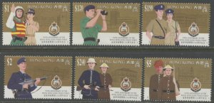 HONG KONG Sc#693-698 1994 Royal HK Police Force Complete Set OG Mint NH