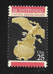 SC# 2413 - (25c) -  Constitution Bicentennial: U. S. Senate, MNH single