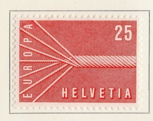 Switzerland Helvetia 1959 Early Issue Fine Mint Hinged 25c. NW-171114