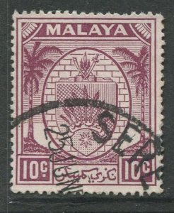 STAMP STATION PERTH Negri Sembilan #46 Arms Definitive Used 1949-55