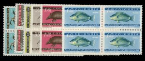 Colombia #713-715. C357-359 Cat$32.40, 1960 Von Humboldt, complete set with A...