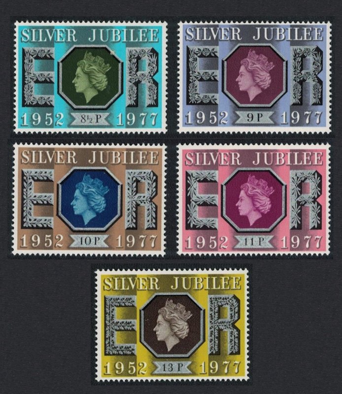Great Britain Royal Silver Jubilee 5v 1977 MNH SG#1033-1037
