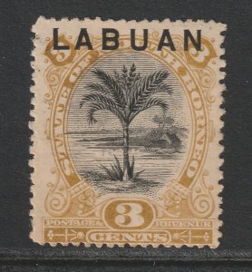 Labuan an old 3c MH see description