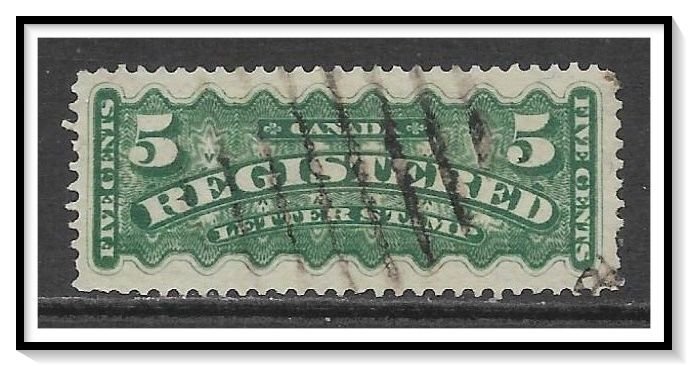 Canada #F2 Registration Used