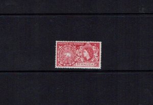 Bermuda: 1953 Queen Elizabeth II definitive, 5/-, carmine,  MNH