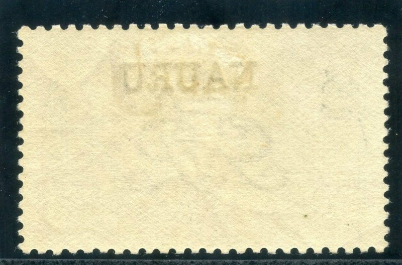 Nauru 1916 KGV 2s 6d chocolate-brown (Bradbury) MLH. SG 24.