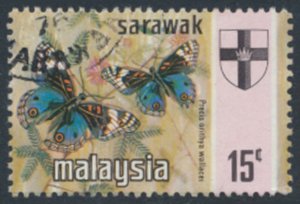 Sarawak  SC# 240 Used Butterflies see details & scans