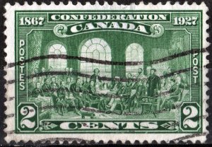 Canada SC#142 2¢ The Fathers of Confederation Single (1927) Used