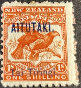 AITUTAKI # 6a--MINT/HINGED---SINGLE---ORANGE RED---1903