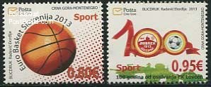 Montenegro 2013, Sport 2v, MNH