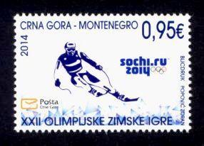 Montenegro Sc# 356 MNH Winter Olympic Games 2014